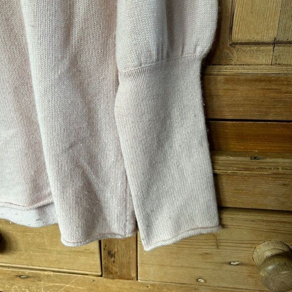 IMMA Medium Pale Pink Cashmere Sweater Turtleneck Knit - Picture 8 of 12